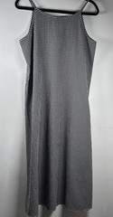 VTG Amy Too Gingham Midi Slip Dress 90s Grunge Cottagecore Spaghetti size 18.5
