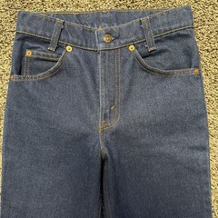 Vintage 80s Levi’s 718 Student Orange Tab Jeans 25×31 Made in USA 85