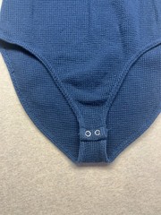 1990s Women’s Navy Knit Sleeveless Body Suit