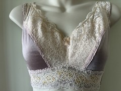 Vintage Soft Cup Bra+Girdle Retro-Style Pinup Girl Sets XS or M Black Blue Rose
