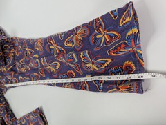 Maverick Groovy Vintage 1970 1960s Purple Cargo Pants Butterflies 13/14 BlueBell
