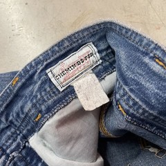 VTG 1970s Chemin De Fer Embroidered Talon Zip Denim Jeans