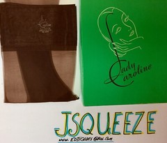 6 Pairs Vintage Nylon Stockings 10 X 33” Lady Caroline SPICE Reinforced Heel Toe