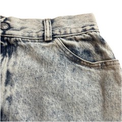 Vintage Denim Blue Acid Wash Wear Skirt 80s 90s Retro Women’s 13/14