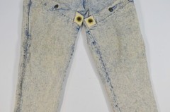 VTG 80s 90s Stone Acid Light Blue Wash Prima Classe Made Israel 34 Womens Jeans