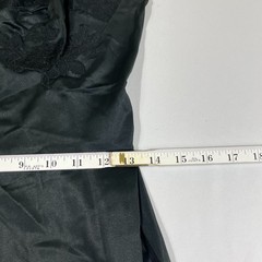 Vintage Charmode Sears Black Lace Full Slip Dress Shaper Petticoat 36 Average