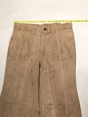 Khaki Washington Rappers (11.5”) Bell Bottom Pants/Jeans W32 L31.5 Vintage