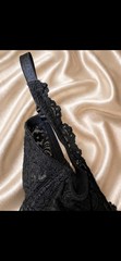 Vintage Smart & Sexy Black Lace Underwire Bra 38DD Floral Sheer late 1990s/Y2K❤️