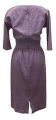 Vtg 1950s/19060s Teena Paige Celanese Dress-Women’s XS-Fitted Waist, 3/4 Sleeve