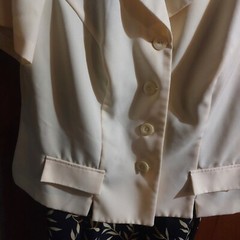 DBY Sz 20W Business Career Faux 2 pc Dress Blue with scarf