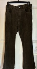 Reactor Top Drawer Jeanswear Brown Corduroy Bell Bottom Jeans 32/33