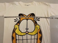 Vintage Garfield Sleep Shirt Nightshirt OSFA Single Stitch 1978 Giant Face