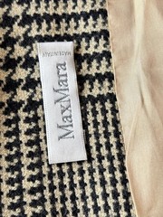 Vintage Max Mara Wool Houndstooth Blazer – Made in Italy