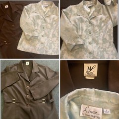 11 Piece Vintage Clothing Dresses Blazers Party 60s 70s 80s Resale Wholesale