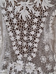 Vintage Edwardian EXQUISITE Irish Crochet Fancy Day Jacket
