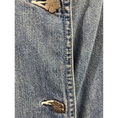 Vintage Disney Store Denim Jumper Dress XL Winnie the Pooh Piglet Embroidered