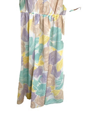 NWT Vintage 1980’s TONI TODD Pastel DRESS Sz 10 Made USA