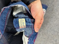 Vintage 70s Wrangler Buckle back Patchwork Jeans Rare USA Patches Size 27×30