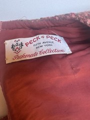 Vintage Young Pendleton Peck&Peck New York Wool Tweed Dress 1960s S 11-12