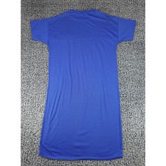 Bold Spirit T-Shirt Dress Womens Medium Blue Good Vintage 80s Graphic Motoring