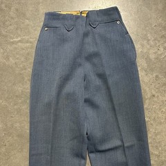 Vintage 50s H Bar C Ranchwear Rockabilly Side Zip Western Pants 24×30 Gabardine