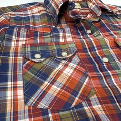VTG 70s Dee Cee Western Shirt Women’s 36 14 Pearl Snap Sawtooth Rockabilly