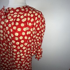 Vintage Fendi 365 silk geometric print dress 1970’s 80’s Neiman Marcus