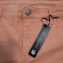 GLORIA VANDERBILT SALMON JEANS WOMENS LONG SHORTS SIZE 10 BRAND NEW WITH TAGS