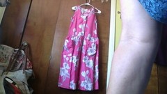 Beautiful Vtg Hawaiian Dress! HRH Kahala XS Pink Flwrs 2-pckt Sleeveless BttnUp