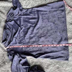 Vintage Alexandria Purple Satin Floral Jacquard Mock Neck Puff Sleeve Blouse 10