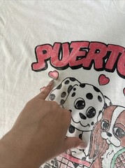 Vtg 70s Puerto Rico Dog Graphic T Shirt Dress? Baby Tee Cute RARE 2XL USA MADE