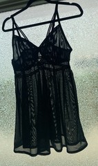 Torrid Lingerie Black Teddy