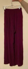 Vintage 90’s New Donna Ricco New York Red Rayon Dress Pants Flair BottomsSize 6