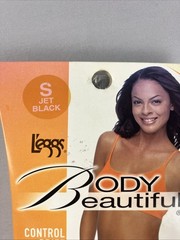Vintage L’eggs Beautiful Body Shaper Control Brief Black Size Small 2002