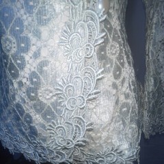 VTG Cachet By Bari Protas Layered Lace Top Jacket Size 5-6 Victorian STUNNING