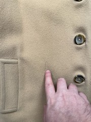 60s VINTAGE Fashionbilt Casuals Tailored Wool Overcoat Size Small Women Bespoke