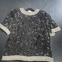 Laurence Kazar MJacket Silk Beaded Short Sleeve Women’s Plus 2X NWT Dead stock