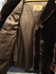 Vintage 1950s 60s Hudson’s Bay Company Brown Genuine Fur Coat