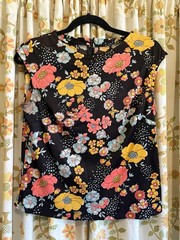 Vintage 70s 80s Lot of 5 Shirts #1 Medium Large Flower Power Hippie Mod