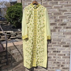 Vintage Alfred Shaheen California Hawaii Evening Dress Size 18 S/M Womens