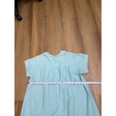 Vintage Barbizon Blue Lace Trim Pintuck Babydoll Nightgown Top Small Cottage