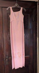 Vintage 1960s Nadine Pink Formal Dress – XS
