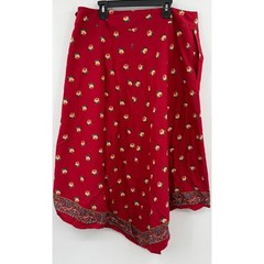 VTG Lauren Ralph Lauren Handkerchief Hem Skirt w/ Pockets Sz 14 Cottage Core