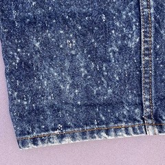 Vintage Levi’s 501 Jeans Made USA 28×33 Blue Galactic Galaxy Wash 1990s Button