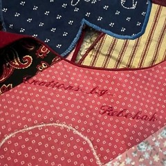 Handmade Angel Vest Patchwork Applique Embroidery Hearts Cottagecore 80s Teacher
