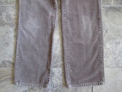 Vintage Sears Fashion JTF Fit Pants 6 24×28 Corduroy Brown Straight Leg Hippy