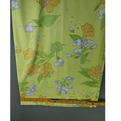 Dalton Wide Leg Pants Womens 14 Yellow Floral Retro 70s Polyester NEW