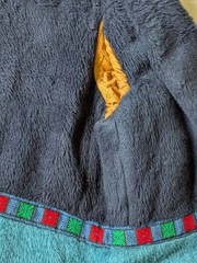Pioneer Wear Vintage 70s 80 Women’s Blue Plaid Wool Mohair Blend Overcoat 18 USA