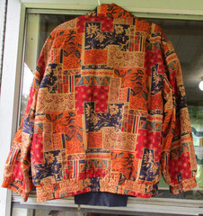 Fuda International Two piece Silk Jacket & Pants – Size Large