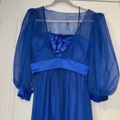 Vintage House Of Bianchi Royal Blue Formal/Bridesmaid Dress, Small